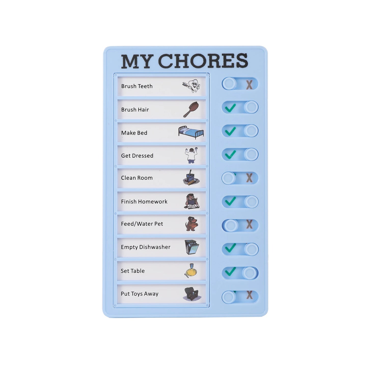 Childrens Reusable Daily Checklist