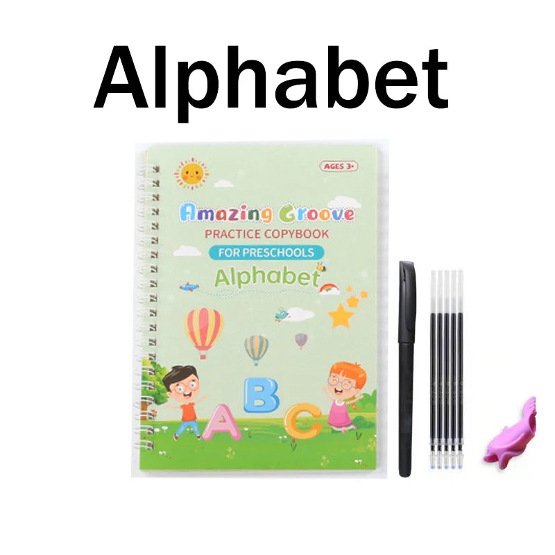 Reusable Fading Ink Writing and Drawing Copybook
