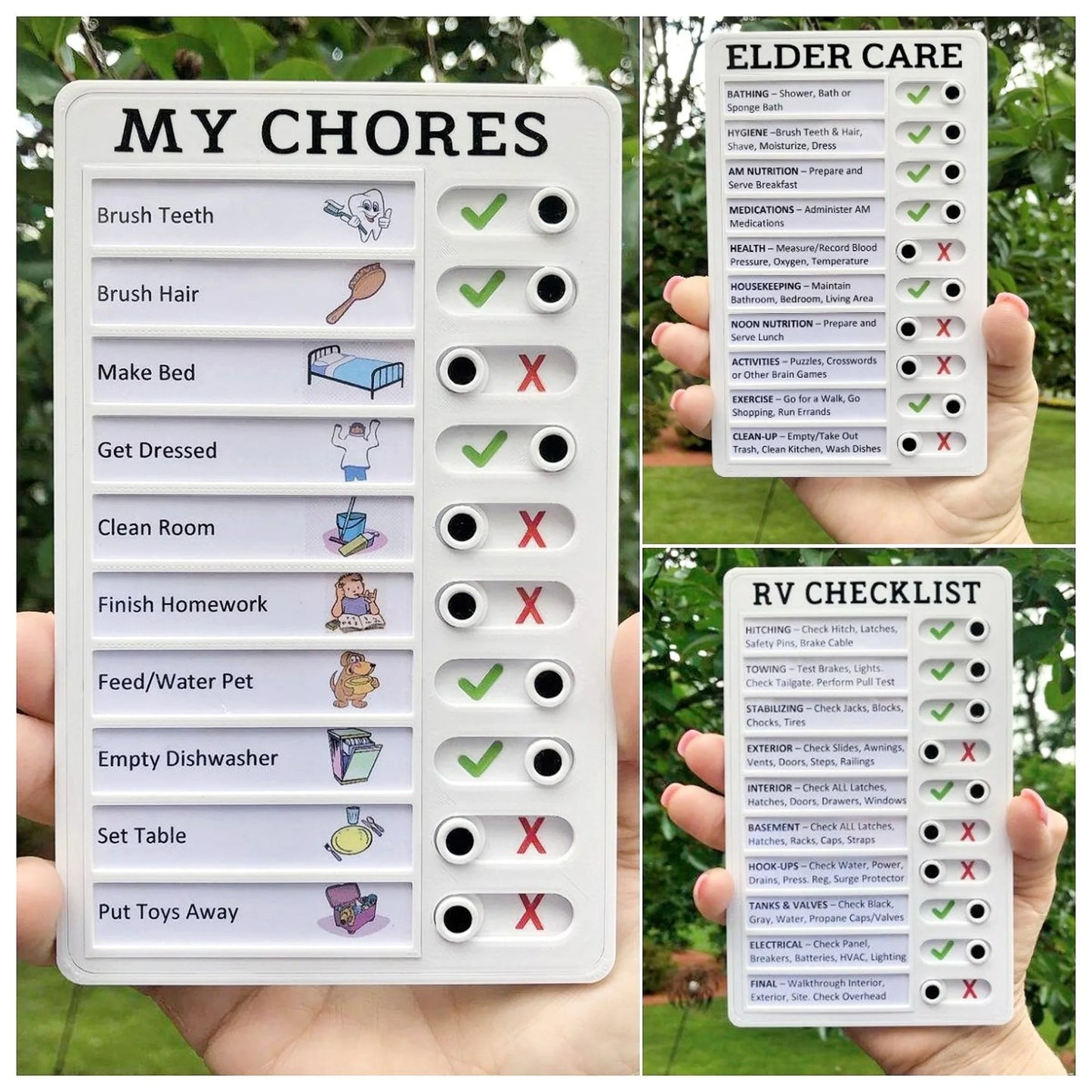 Childrens Reusable Daily Checklist