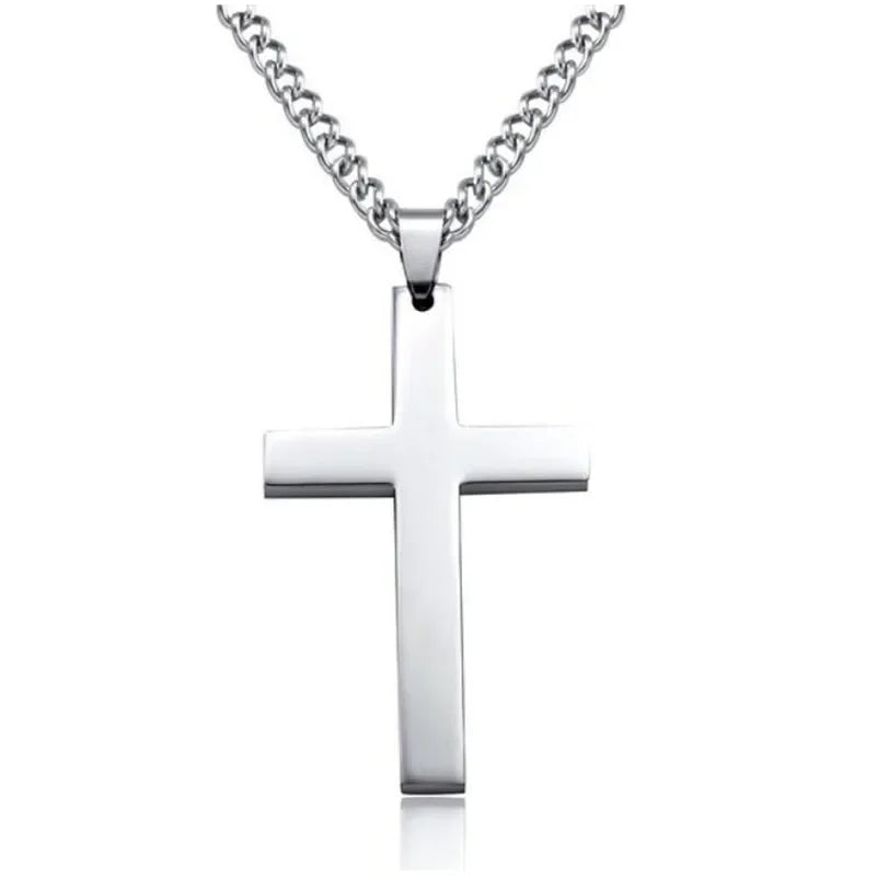 Men's Classic Cross Pendant Necklace