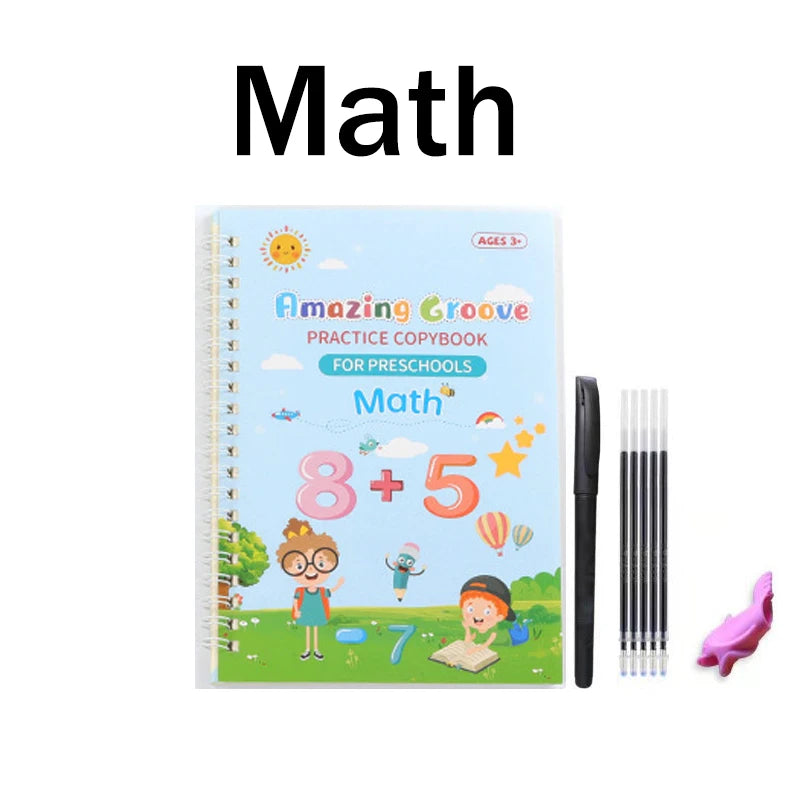 Reusable Fading Ink Writing and Drawing Copybook