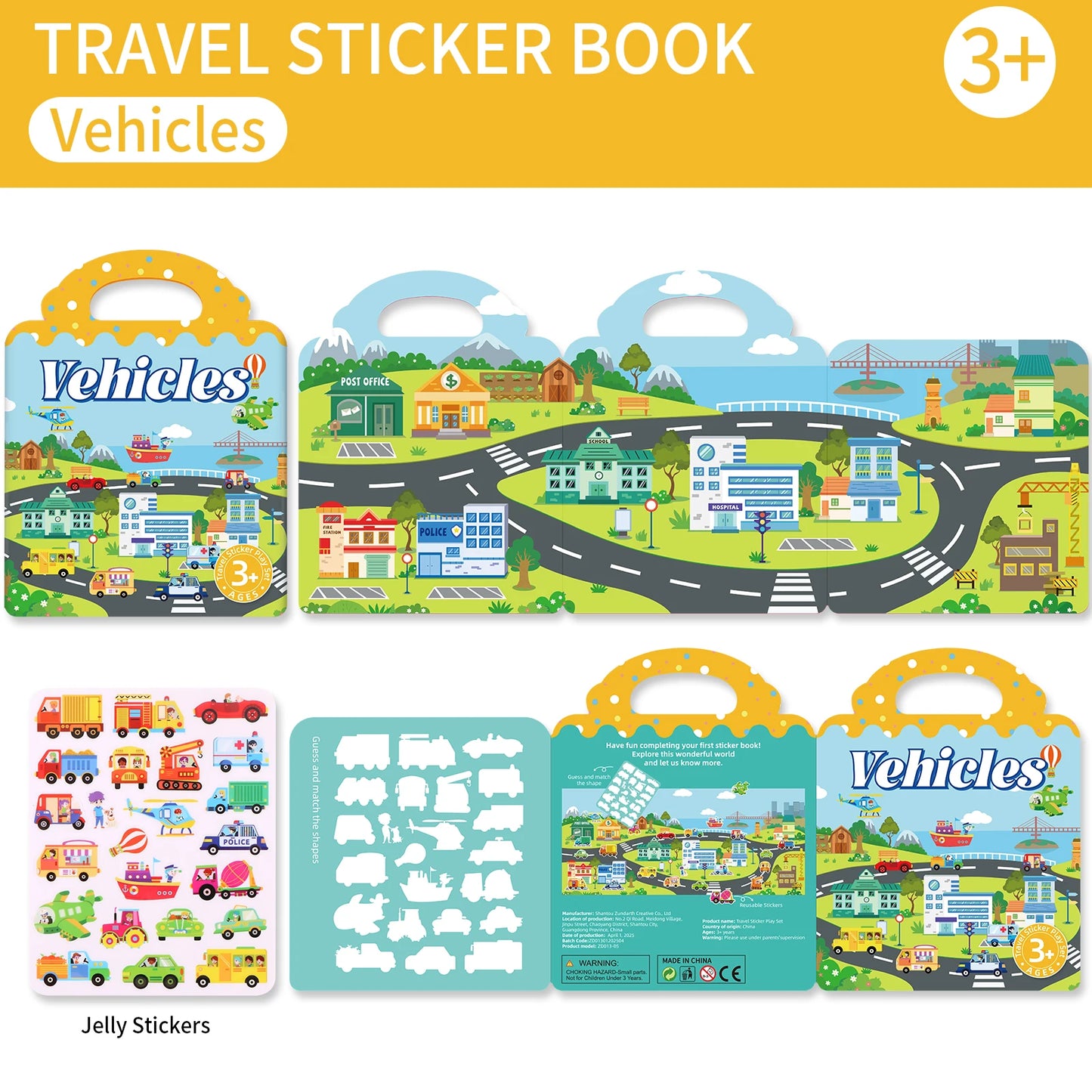 Reusable Sticker Book