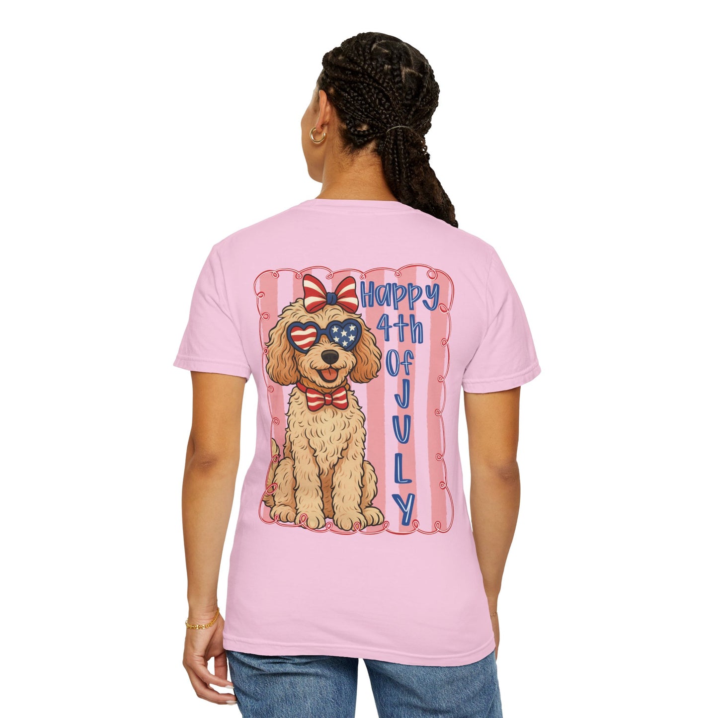 Patriotic Labradoodle - Comfort Colors