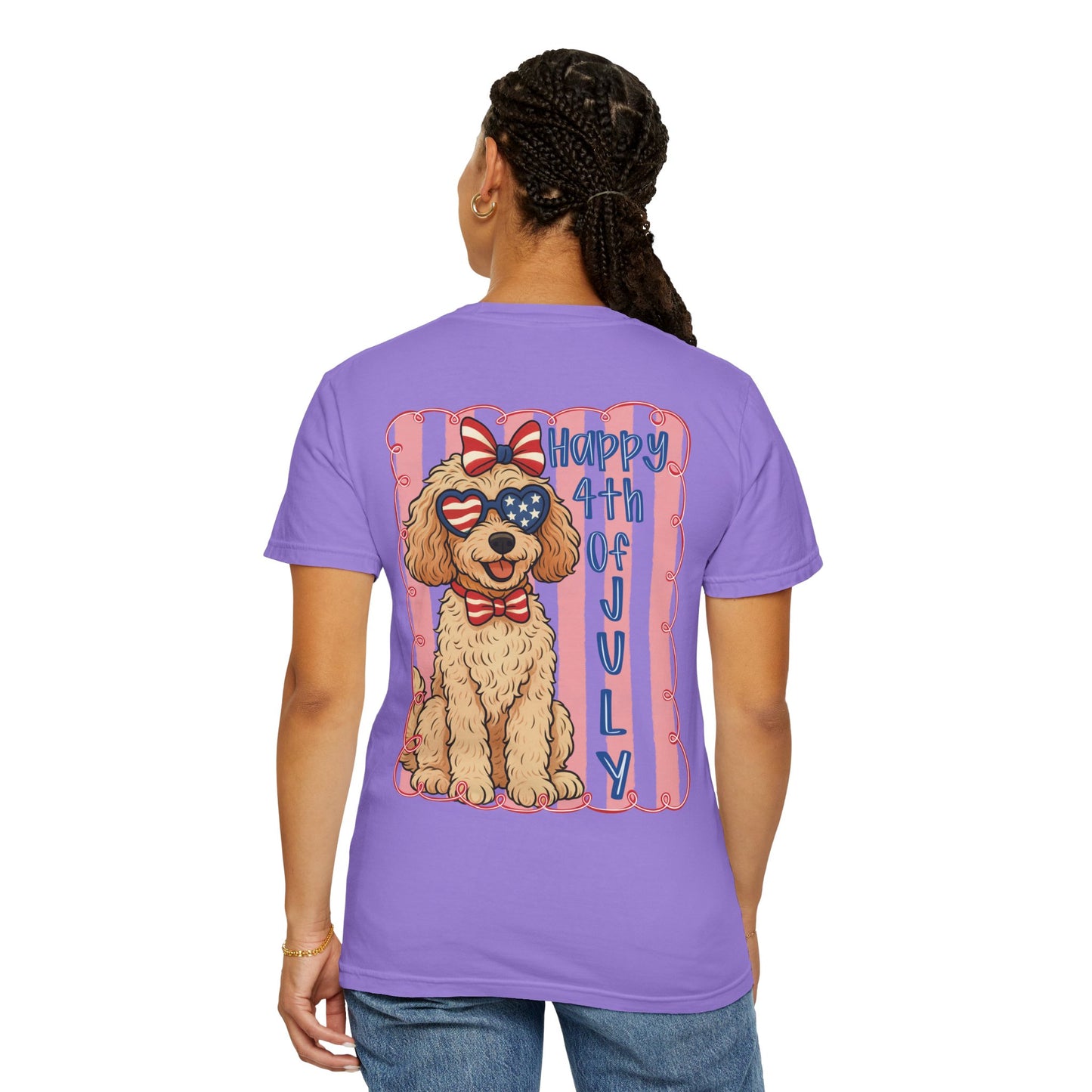 Patriotic Labradoodle - Comfort Colors