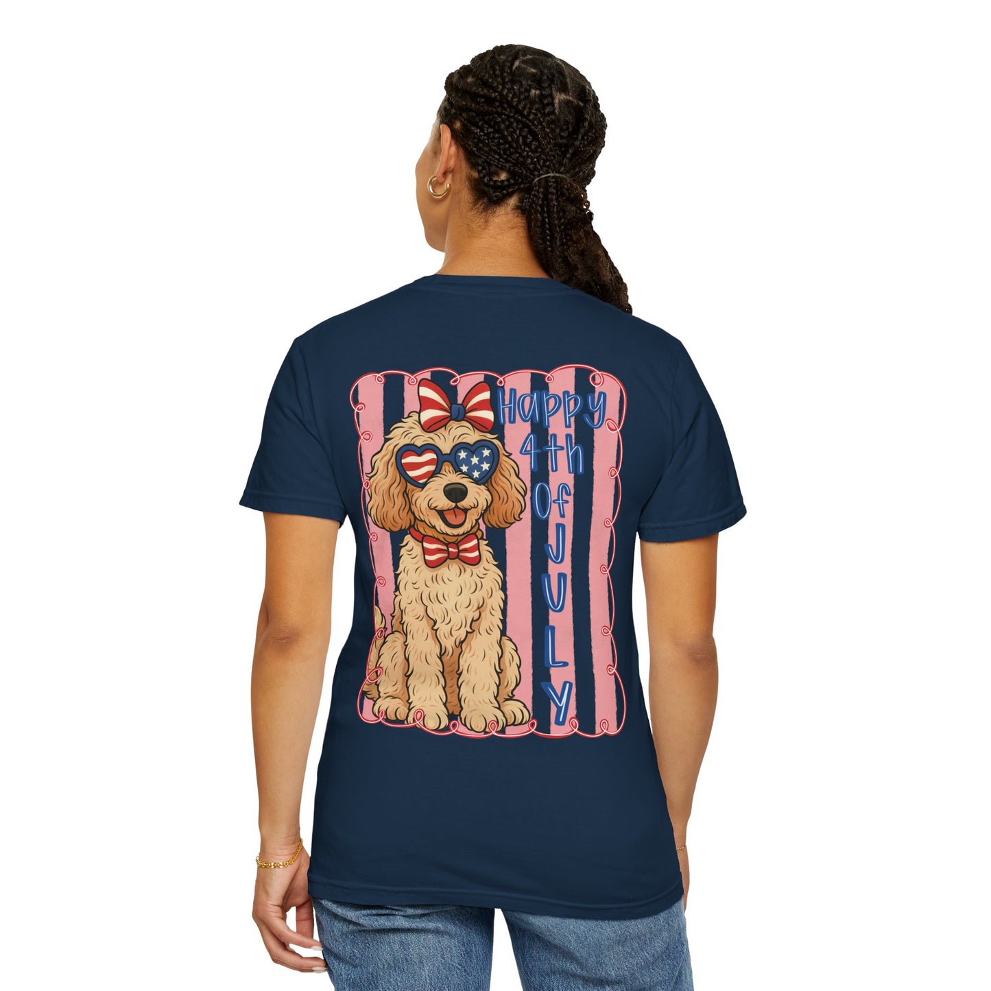 Patriotic Labradoodle - Comfort Colors
