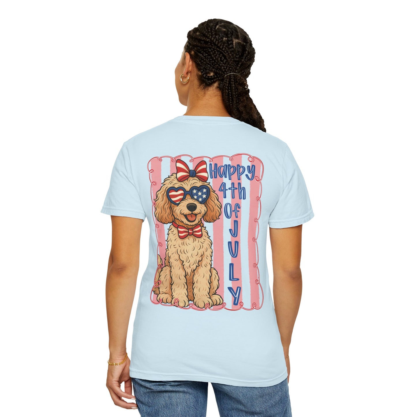 Patriotic Labradoodle - Comfort Colors