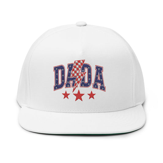 Patriotic Dad Flat Bill