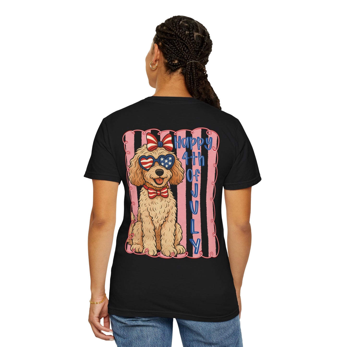 Patriotic Labradoodle - Comfort Colors