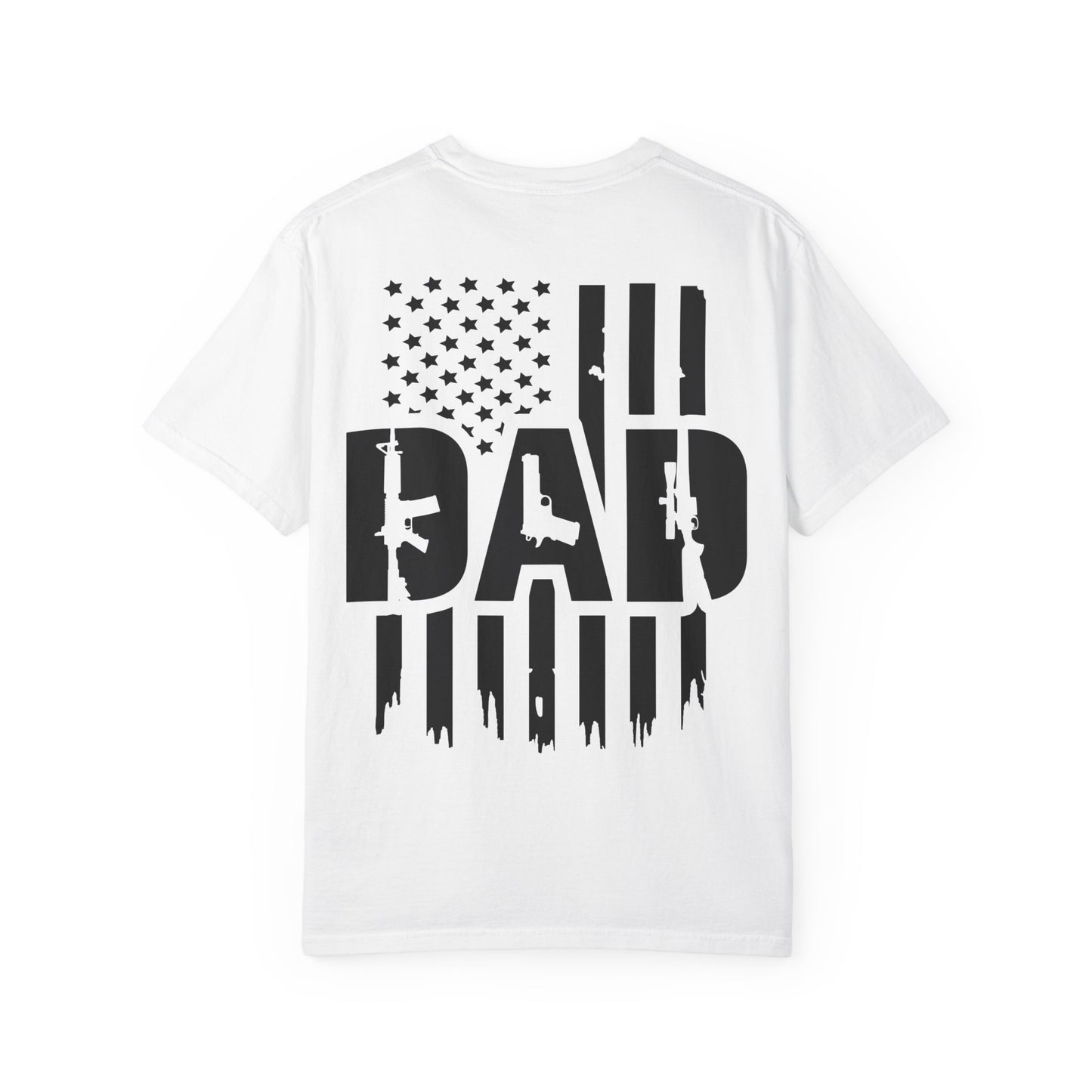 Patriotic Dad - Comfort Colors (Black Writing)