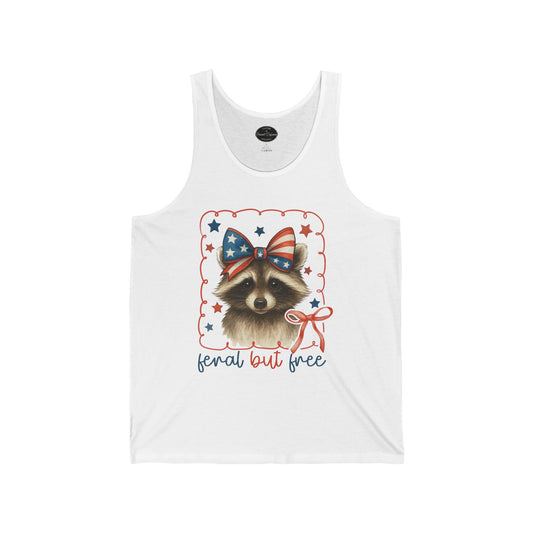 Feral but Free Racoon - Bella and Canvas
