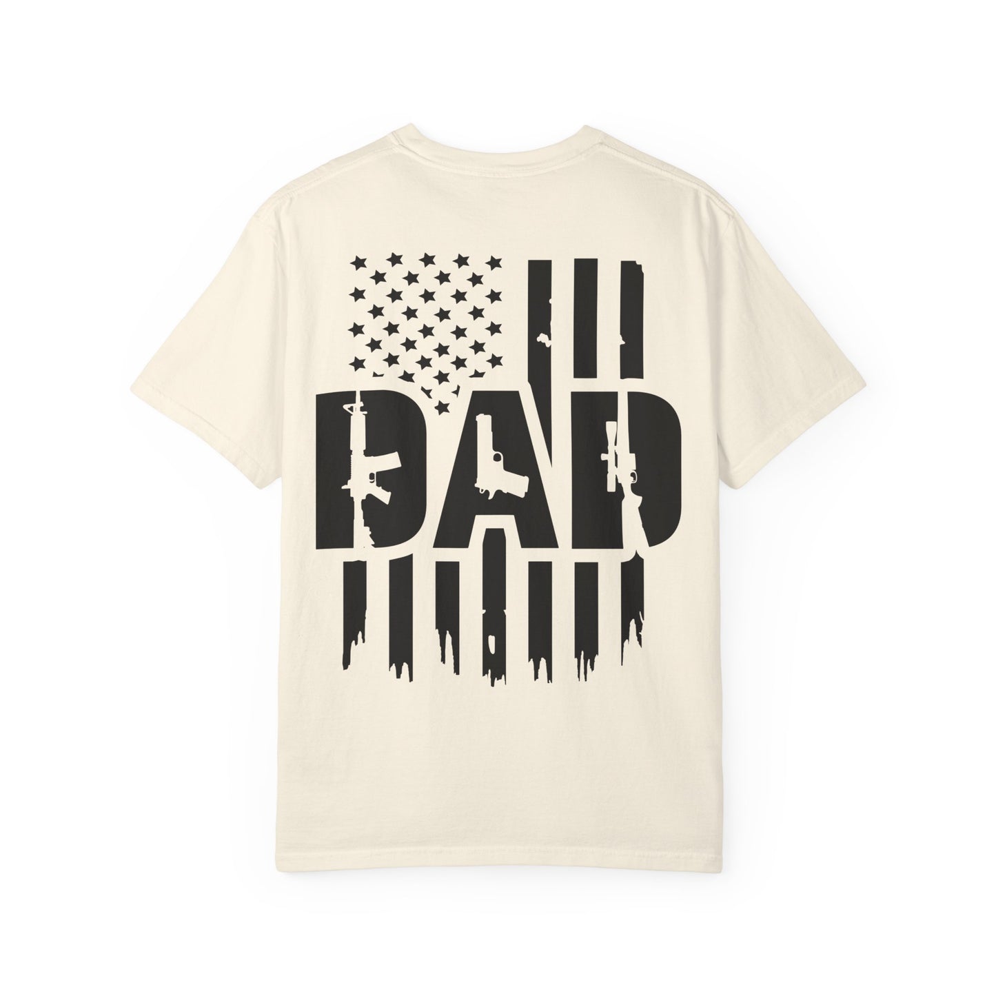 Patriotic Dad - Comfort Colors (Black Writing)