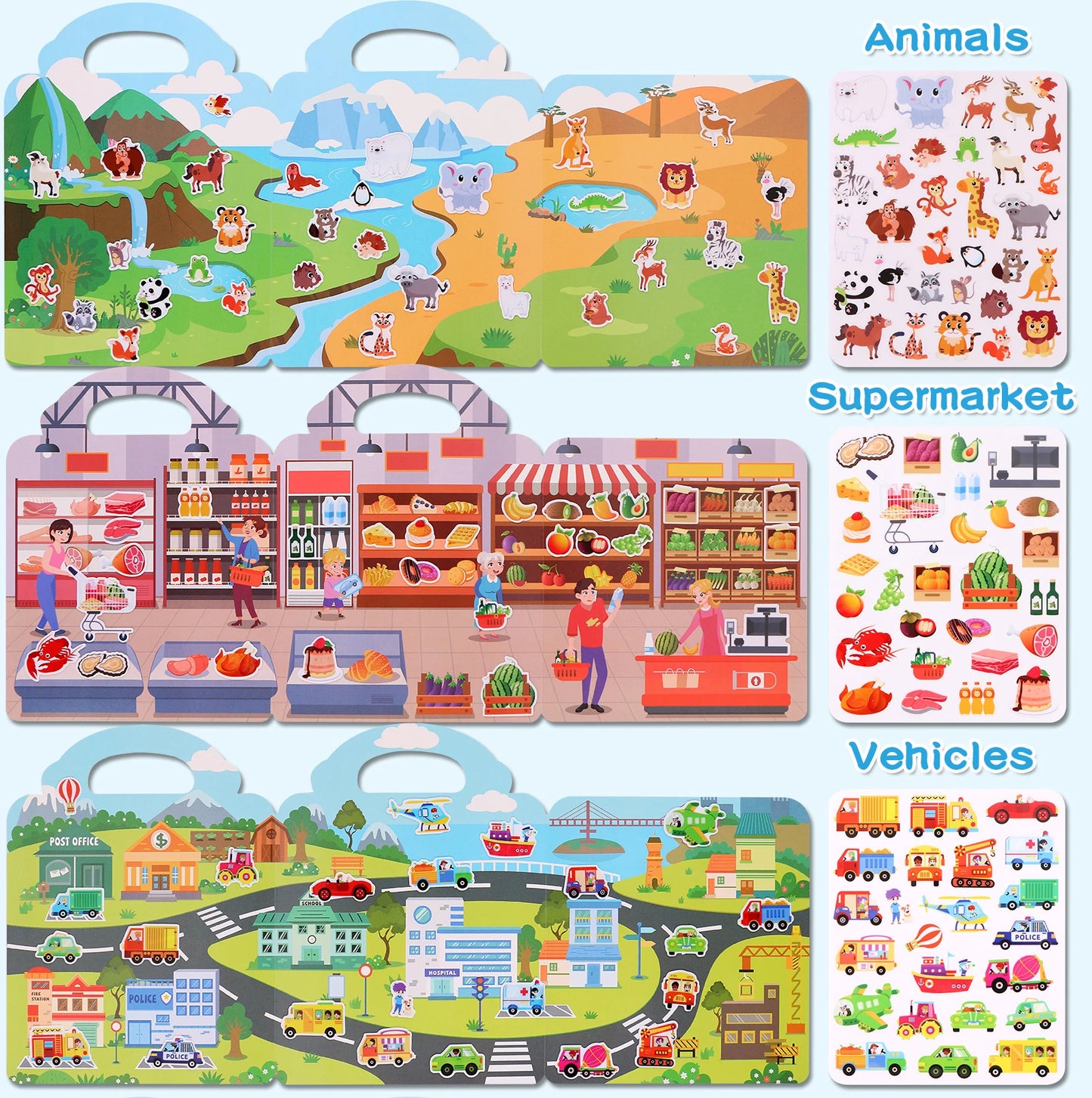 Reusable Sticker Book