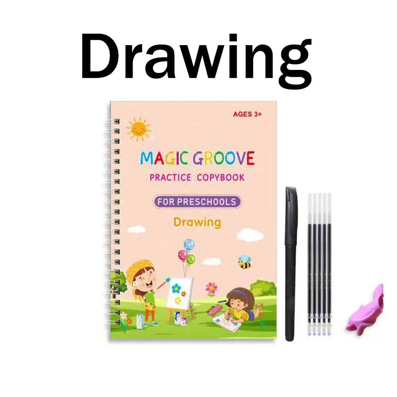 Reusable Fading Ink Writing and Drawing Copybook