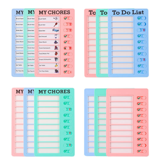 Childrens Reusable Daily Checklist