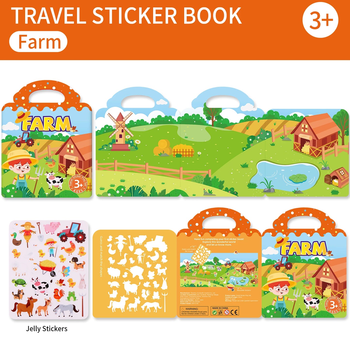 Reusable Sticker Book