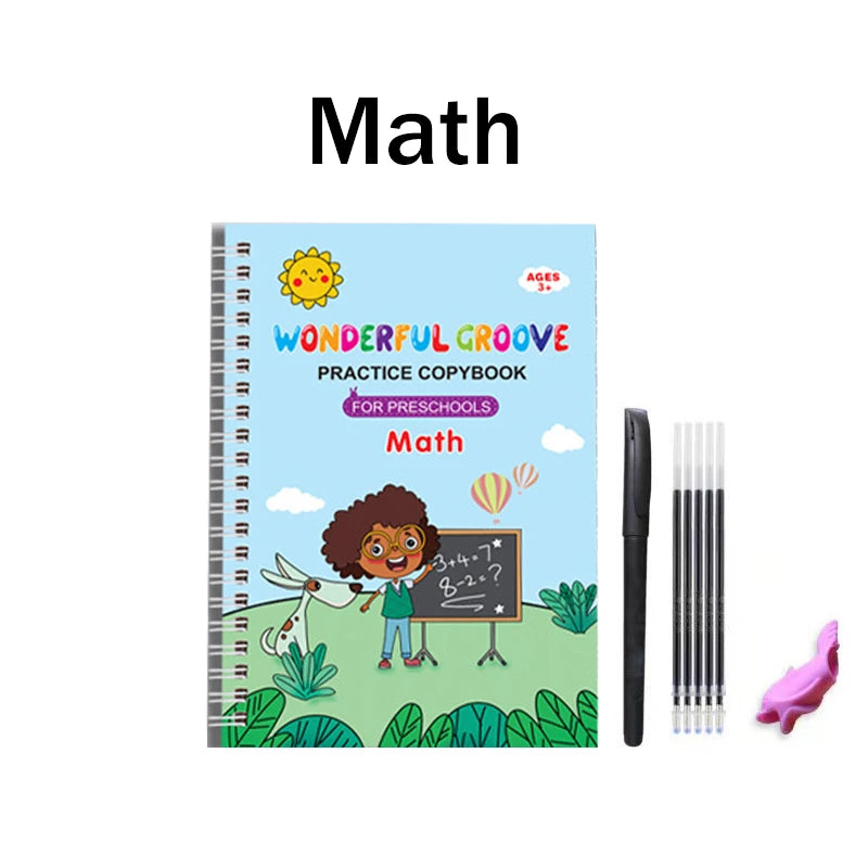 Reusable Fading Ink Writing and Drawing Copybook