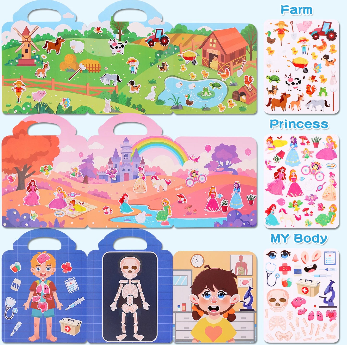 Reusable Sticker Book