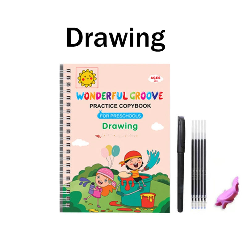 Reusable Fading Ink Writing and Drawing Copybook