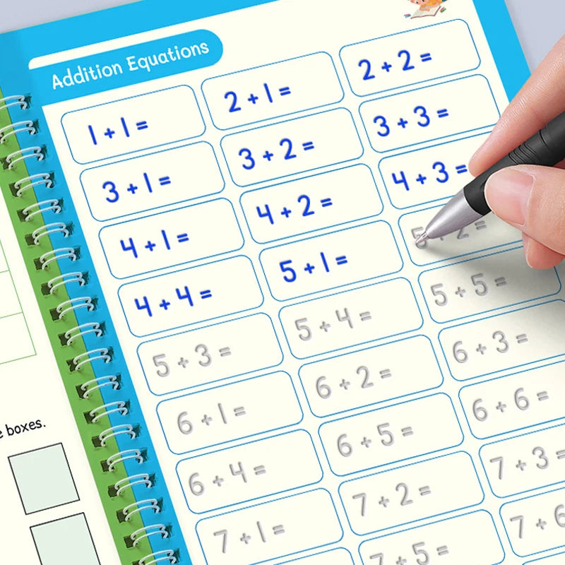 Reusable Fading Ink Writing and Drawing Copybook