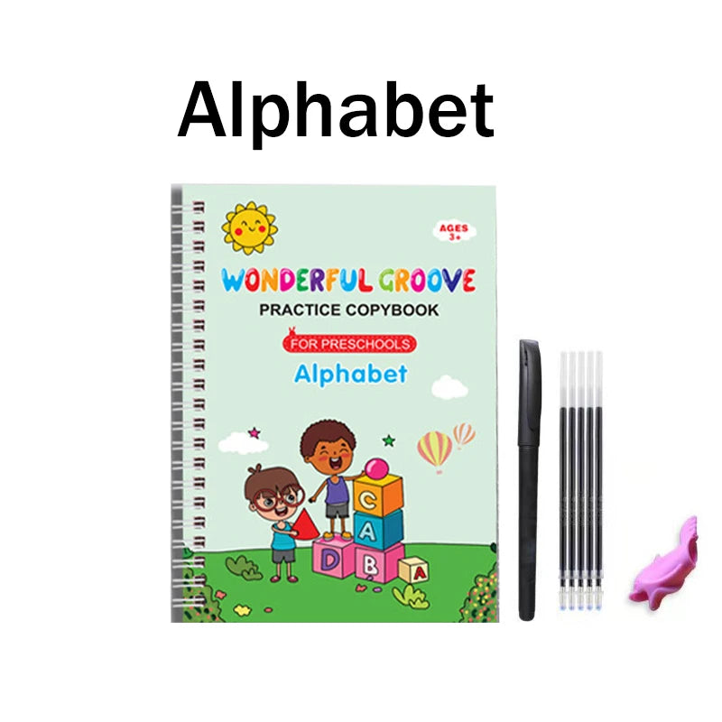 Reusable Fading Ink Writing and Drawing Copybook